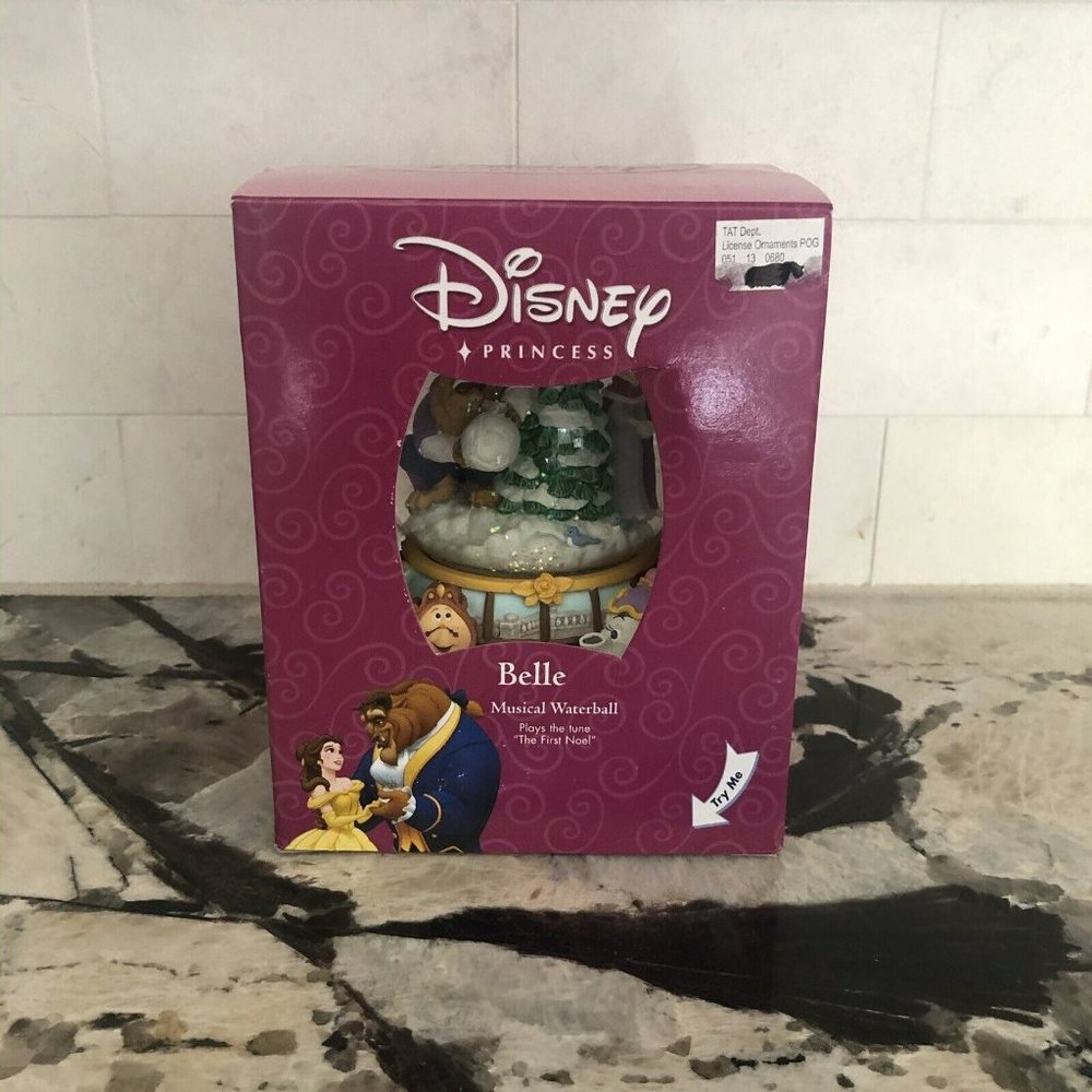 Disney princess beauty and the beast musical waterball the first noel